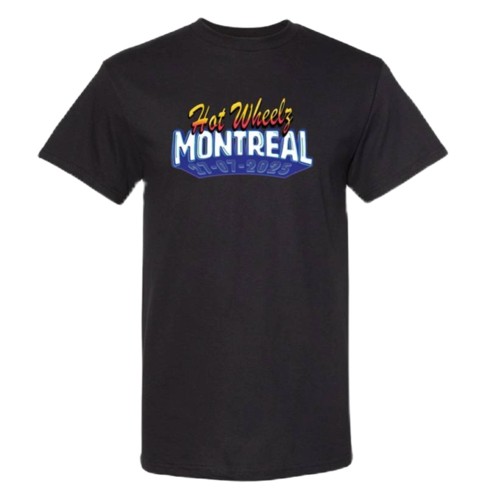 T-shirt Officiel Hot Wheelz MTL 2025 - Édition Limitée- 1