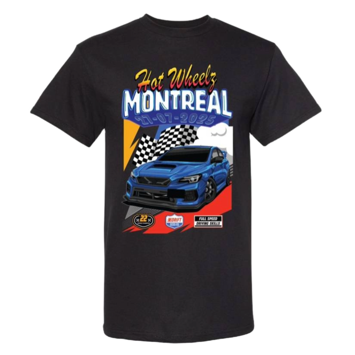 T-shirt Officiel Hot Wheelz MTL 2025 - Édition Limitée-5