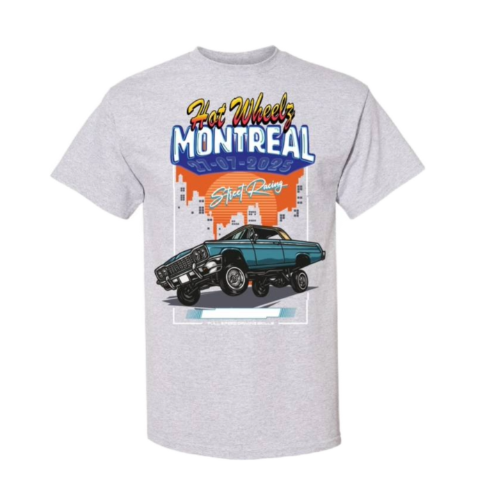 T-shirt Officiel Hot Wheelz MTL 2025 - Édition Limitée-7